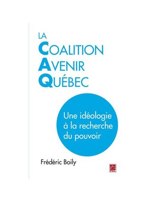 cover image of La Coalition Avenir Québec